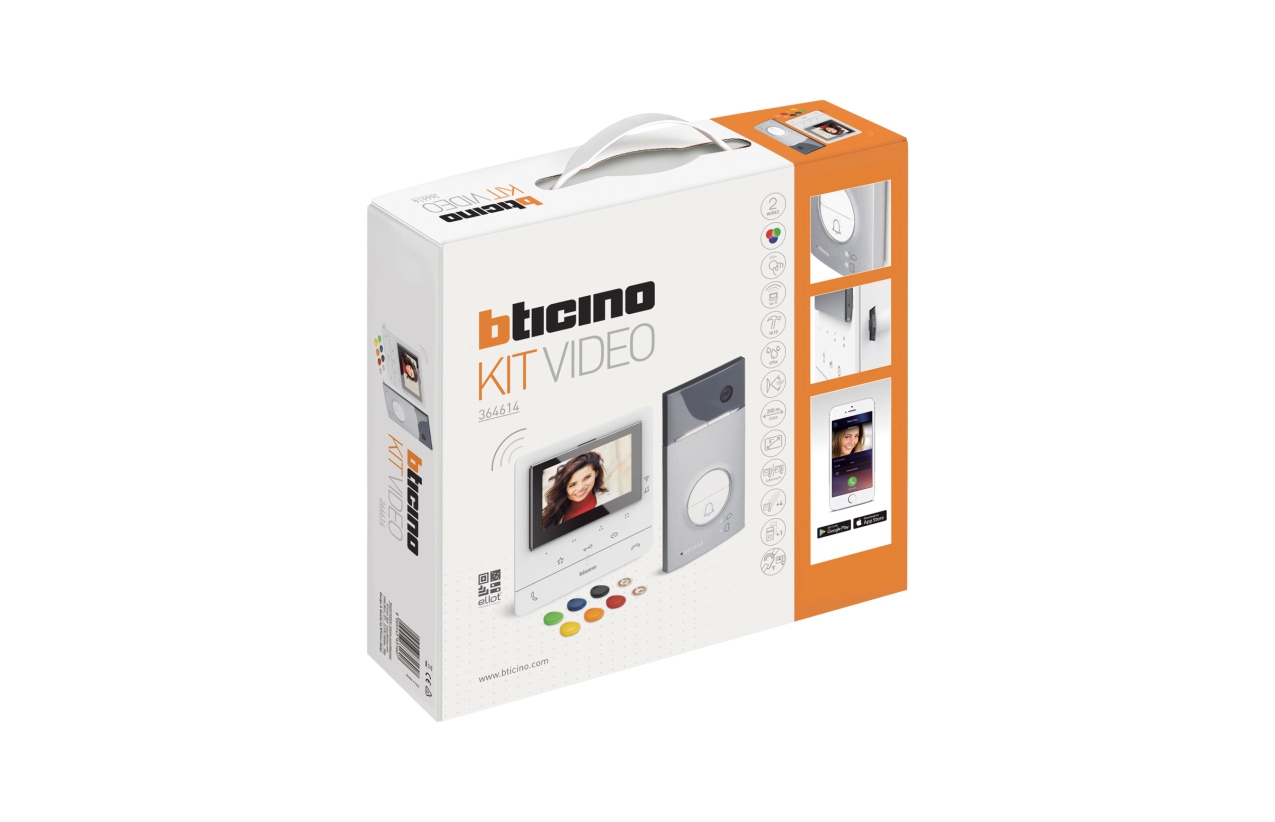 Kit vídeo WIFI Bticino Classe 100X16E conectável