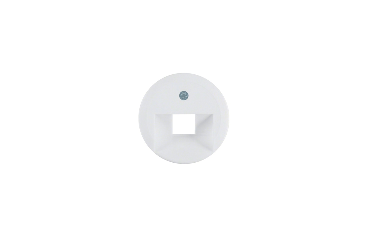 Centro RJ45 branco Hager Berker
