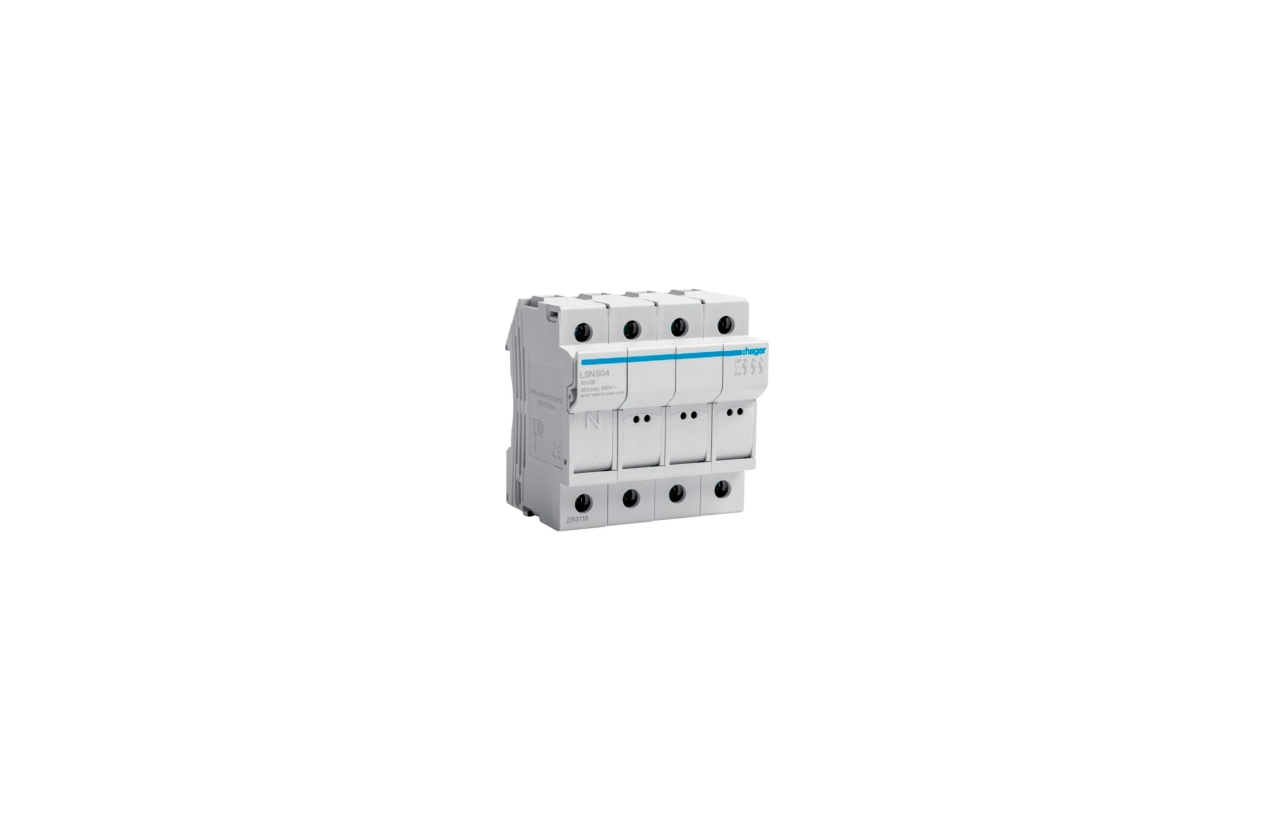 Corta-circuitos 3P+N 32A 400V L38 Hager LSN504