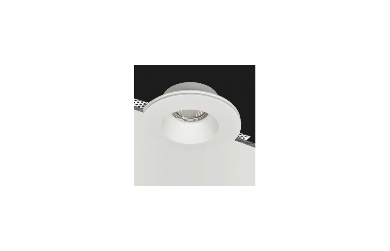 Aro projetor trimless Ledvision MEGEVE redondo em gesso