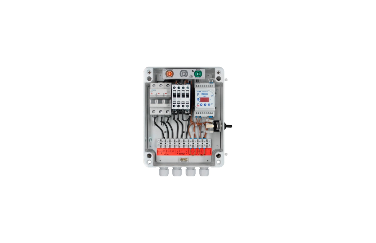 Quadro Probomba digital 230Vac 12A (AVEL)