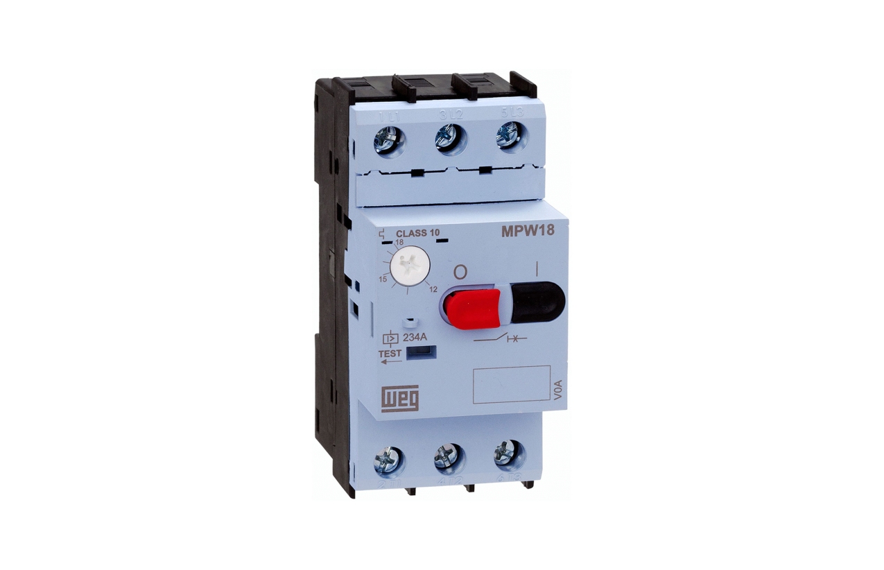 Disjuntor-motor WEG AZ MPW18-3-U001 0,63-1A