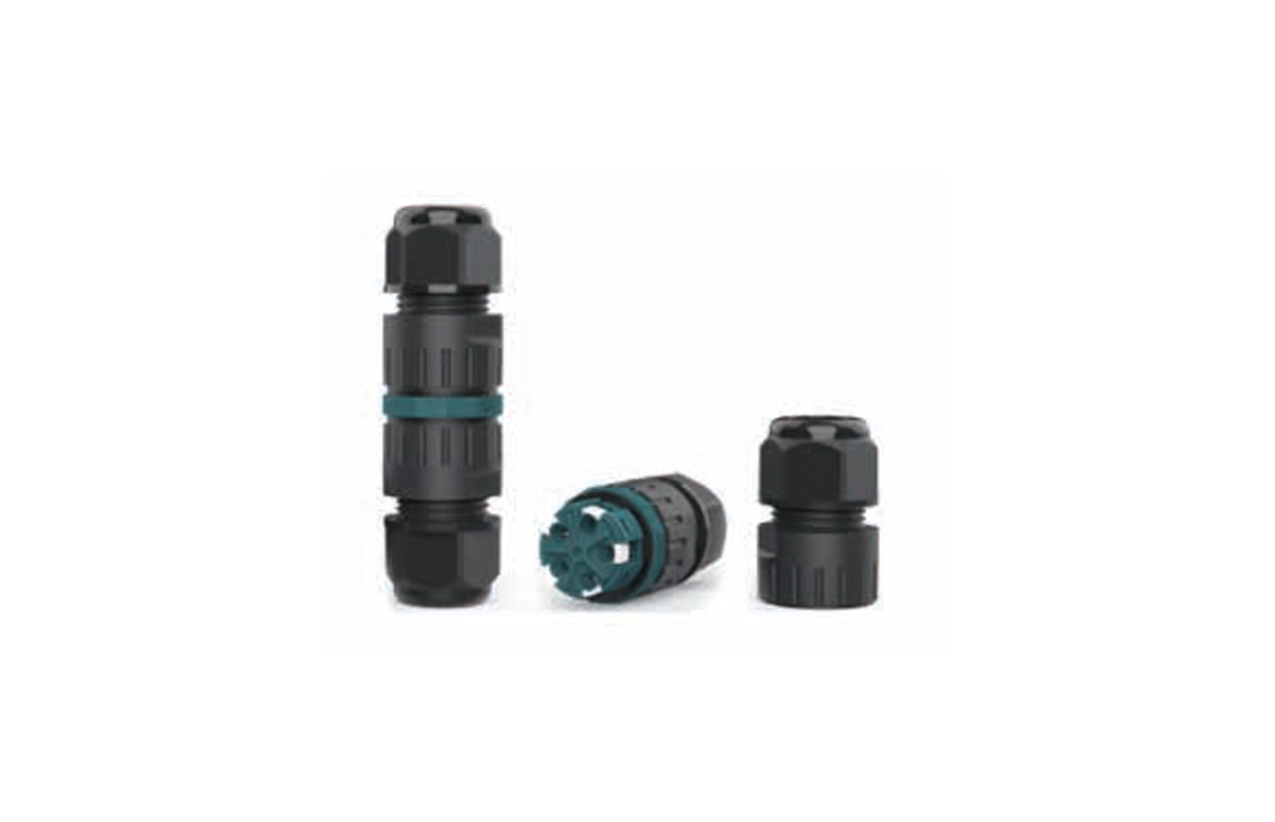 Conector IP68 M25 5P ligação rápida Toptek