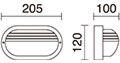 far oval 107GG05X1A01 dim sml