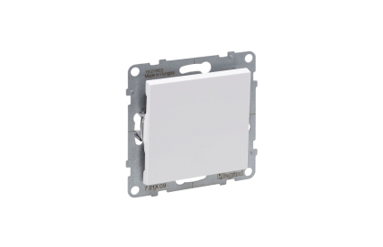 Botão simples Legrand New Suno branco