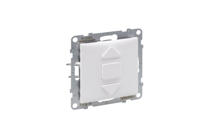 Interruptor de estores 3 posições ligadores automáticos Legrand New Suno branco