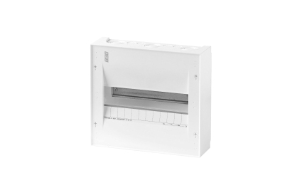 Quadro de distribuição TEV S 112 12 módulos (1x12) saliente branco