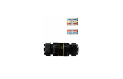 Conector IP68 M25 3P ligação rápida Toptek
